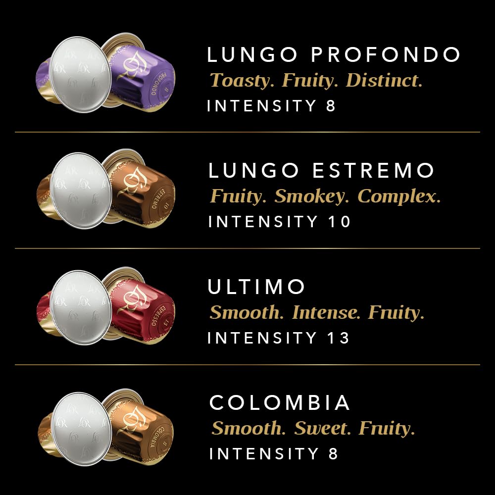 L'OR Espresso Breakfast Variety Box Coffee Pods x40 Nespresso®* Compatible