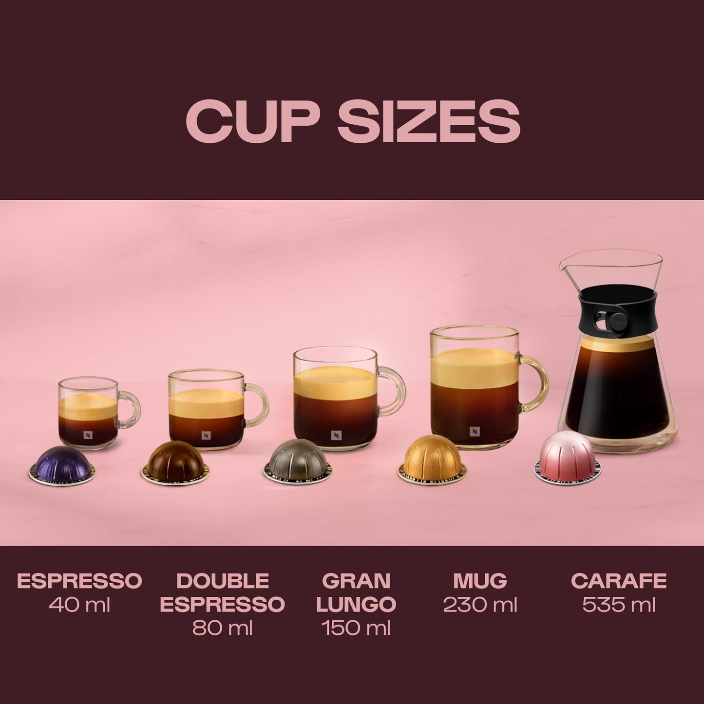 Nespresso Vertuo Coffee Pods Espresso Variety Pack - 30 Capsules (3 sleeves) Includes 10 Altissio, 10 Diavolto, 10 Voltesso Pods
