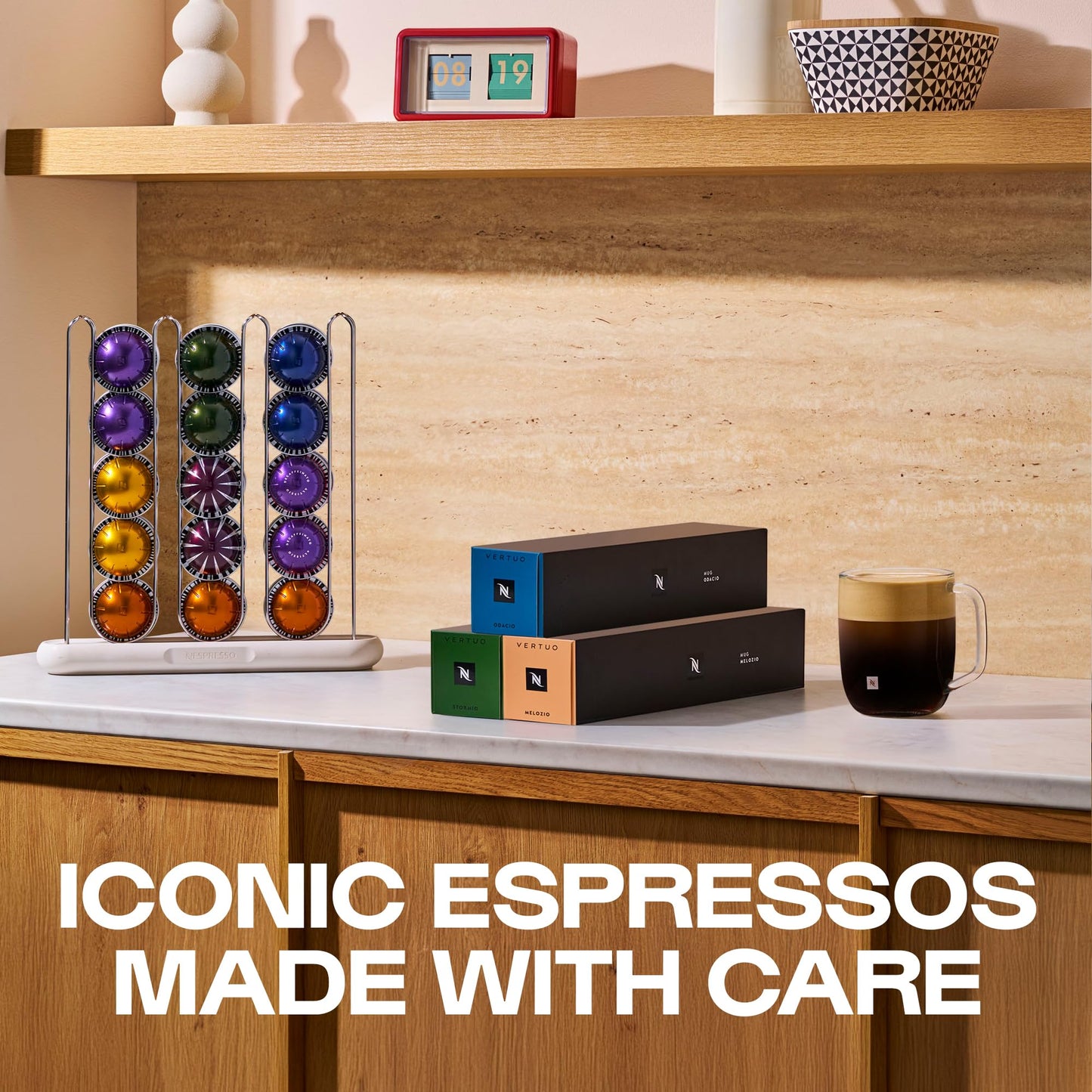 Nespresso Vertuo Coffee Pods, Pack of 30, 10 x Melozio, 10 x Stormio, 10 x Odacio capsules for Nespresso Machines. Make Espressos, Cappuccino and Lattes at home. Recyclable Pods.